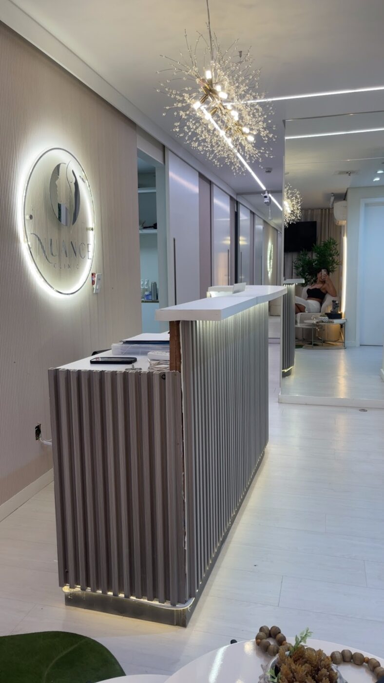 Recepção da Nuance Clinic